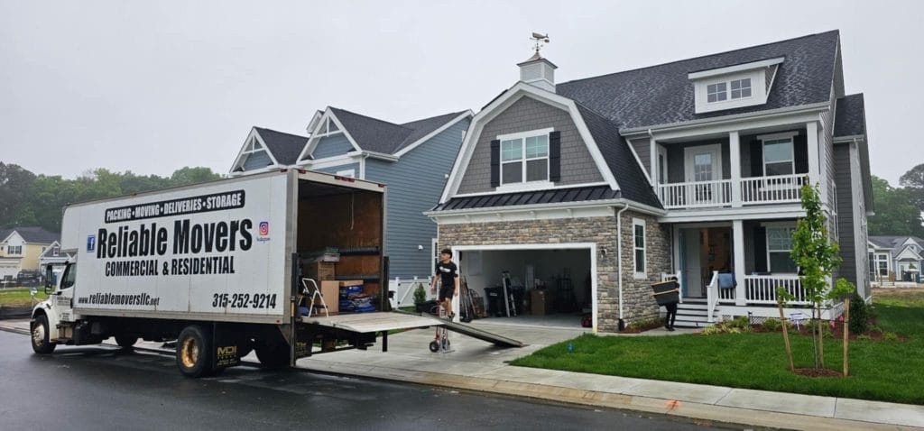Reliable Movers in Syracuse NY moving a new home
