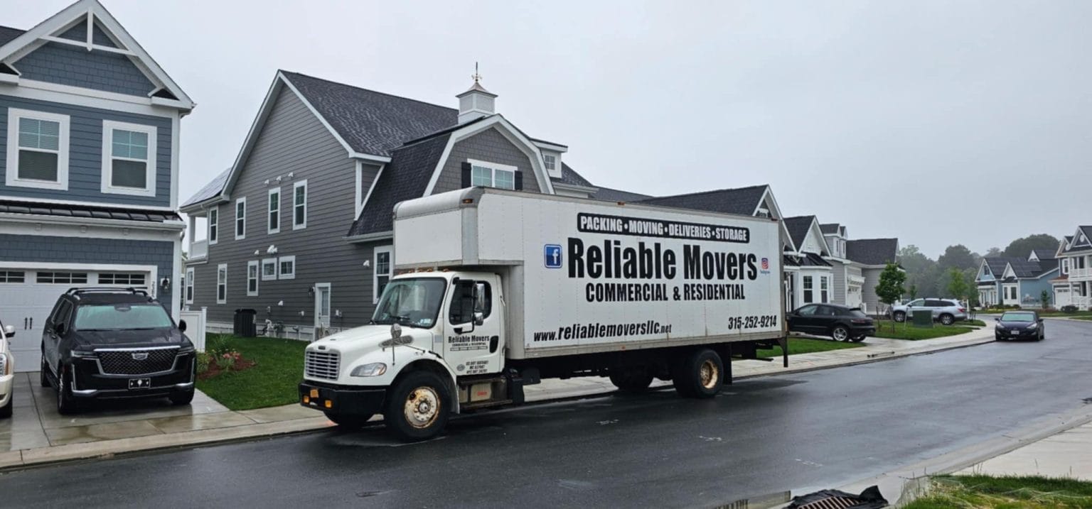 Reliable Movers interstate moving truck providing long-distance moving services from Ithaca NY