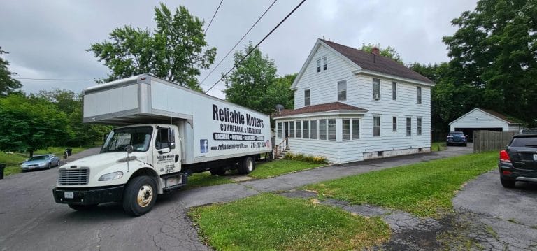 Reliable Movers interstate household move from Auburn NY to Maine