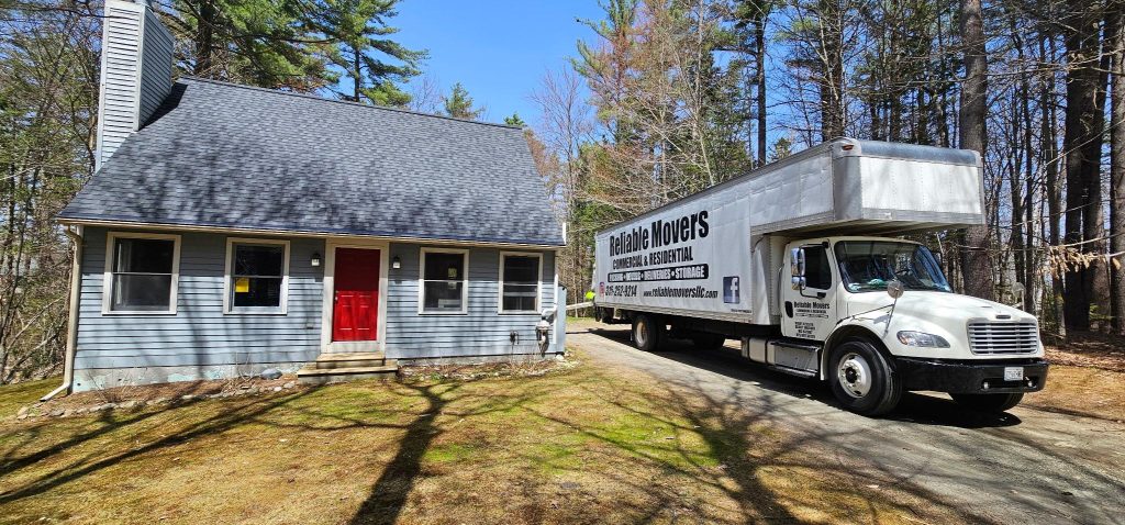 Reliable Movers truck on-site for interstate move to Connecticut on May 2, 2025