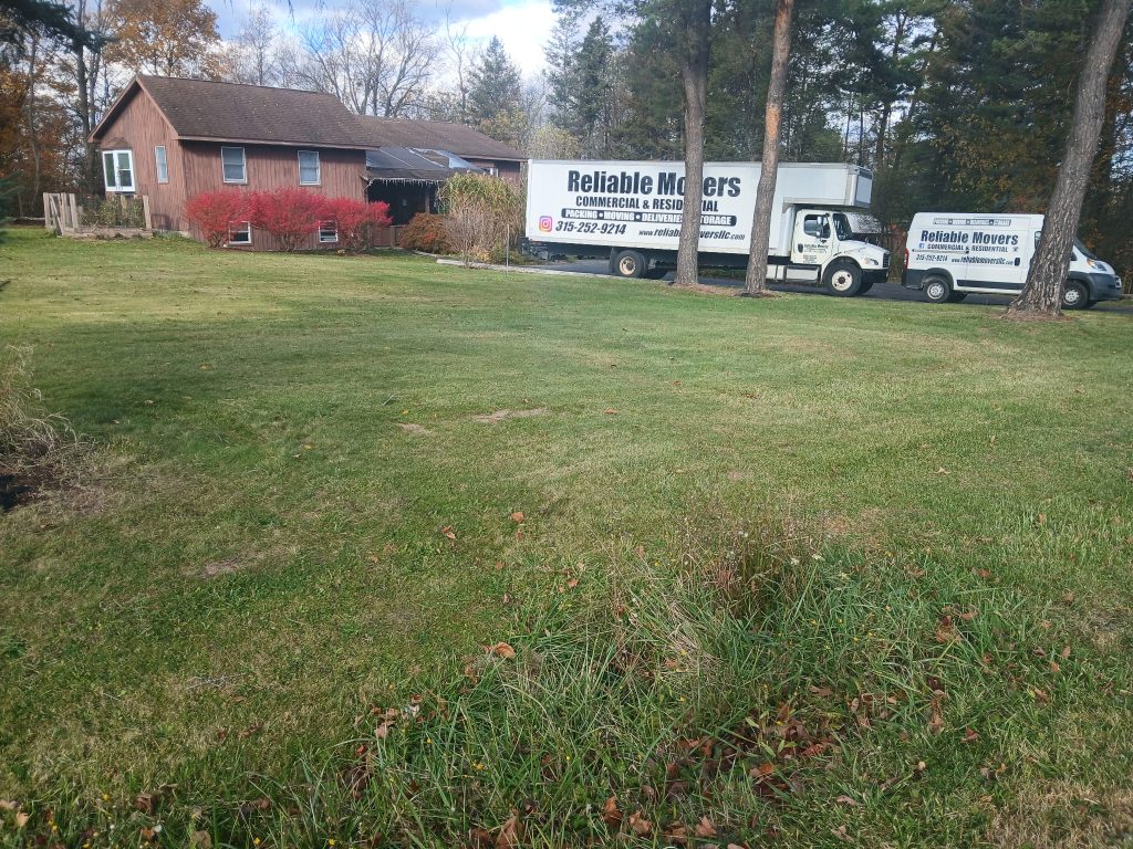 Reliable Movers performing a local move in Central Square using a 30-foot moving truck