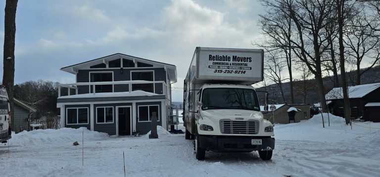 Reliable Movers completing a residential moving job near Clay New York