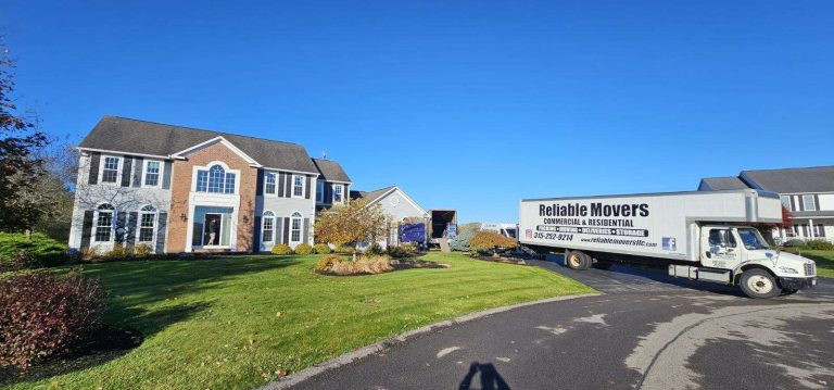 Reliable Movers completing a local residential move in Central New York