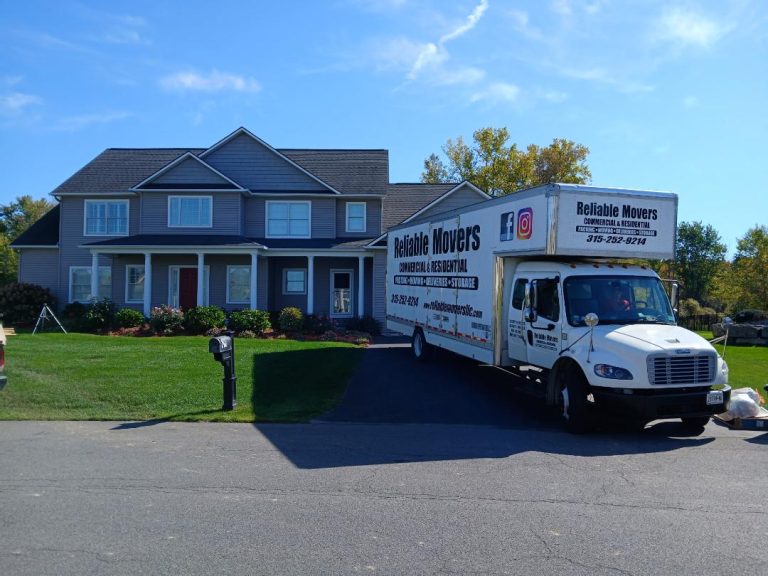 Reliable Movers truck prepared for a long-distance moving job