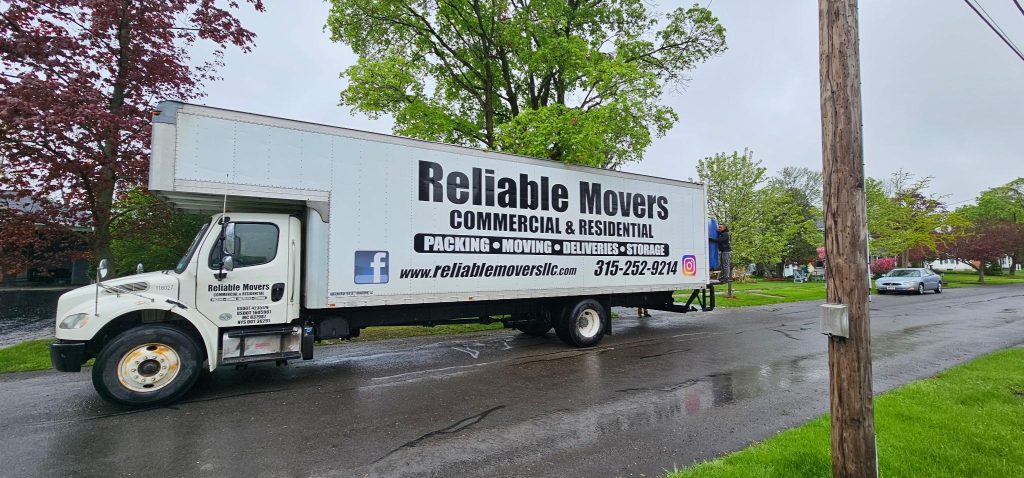 Reliable Movers 30-foot moving truck “Bertha” on a moving job