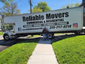 Happy customer after a successful local move with Reliable Movers