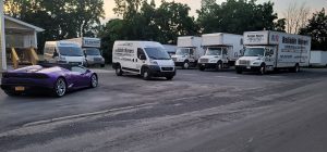 Reliable Movers fleet of trucks ready for local and interstate moving