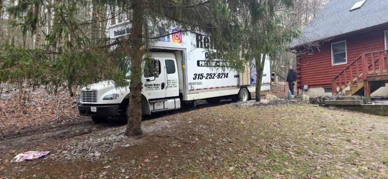 Reliable Movers completing a moving job in Cortland New York