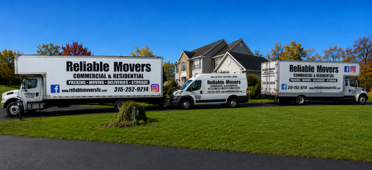 Reliable Movers moving crew and company-owned truck