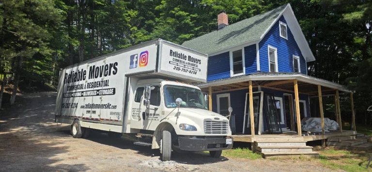 Reliable Movers completing a long-distance move from Old Forge New York