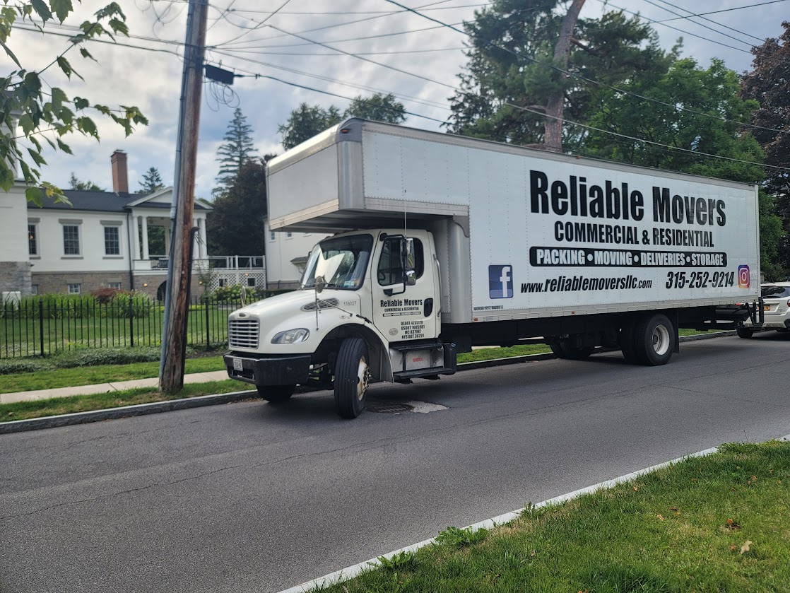 Reliable Movers completing a move in Skaneateles before an interstate relocation to Massachusetts