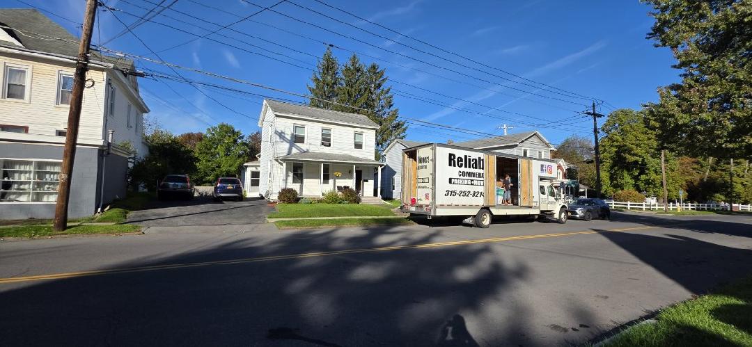 Reliable Movers loading an interstate shipment from Auburn NY to Ohio